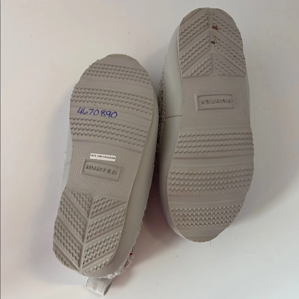 Hunter Gray Cozy Slippers toddler sz 11 NWOT